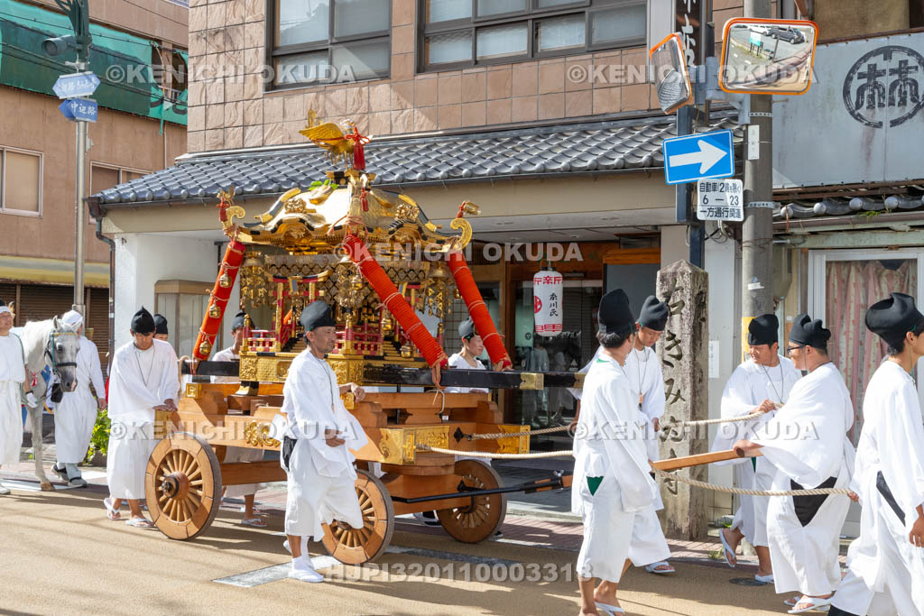 和歌山県　田辺祭（宵宮）　神輿渡御
