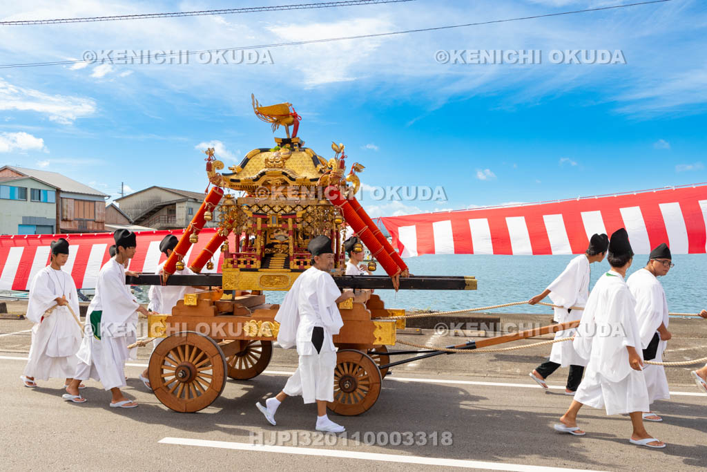 和歌山県　田辺祭（宵宮）　神輿渡御