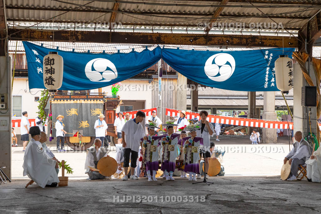 和歌山県　田辺祭（宵宮）　御旅所　御旅所勤め
