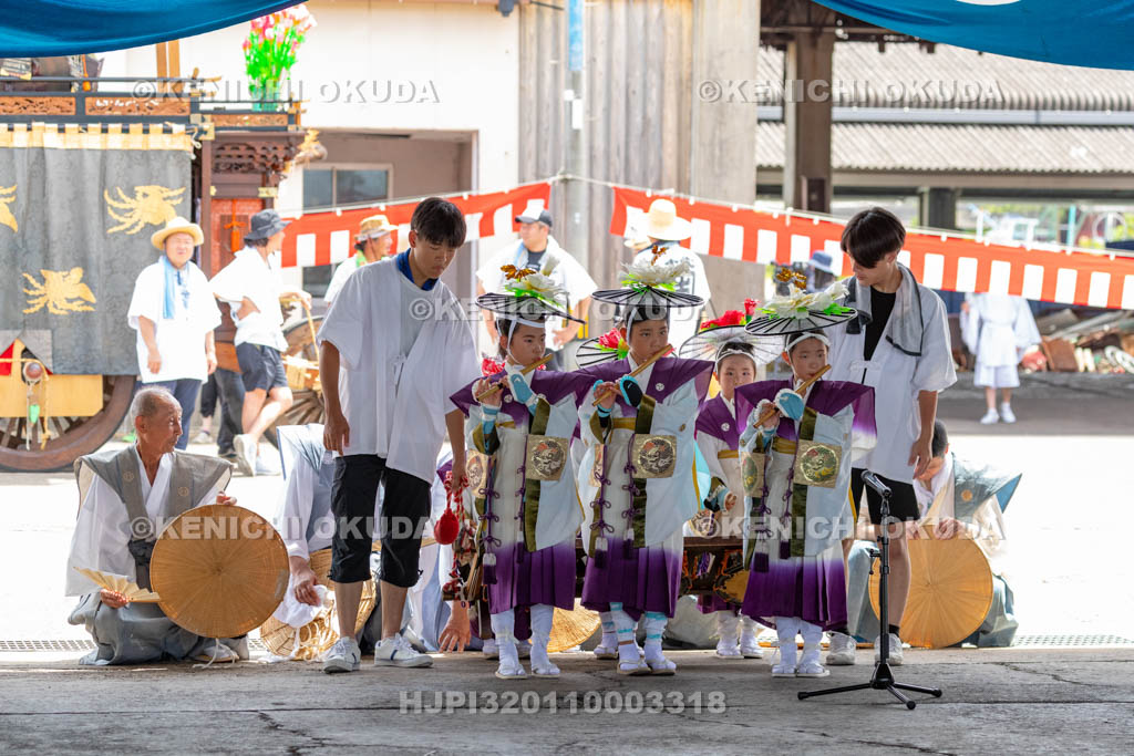 和歌山県　田辺祭（宵宮）　御旅所　御旅所勤め