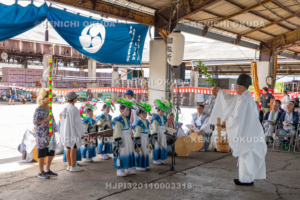 和歌山県　田辺祭（宵宮）　御旅所　御旅所勤め