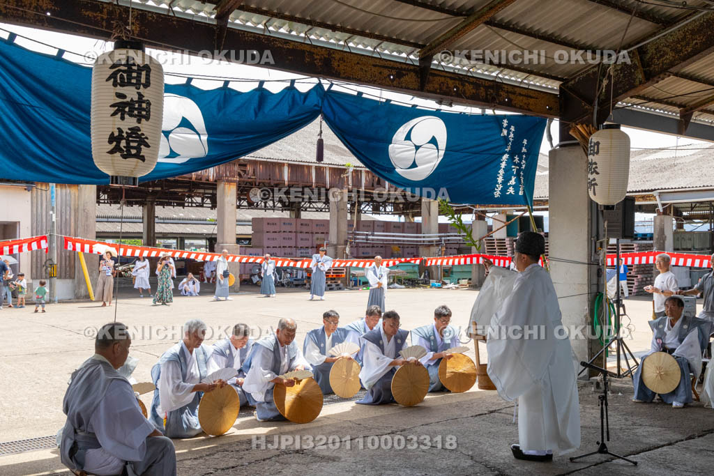 和歌山県　田辺祭（宵宮）　御旅所　御旅所勤め