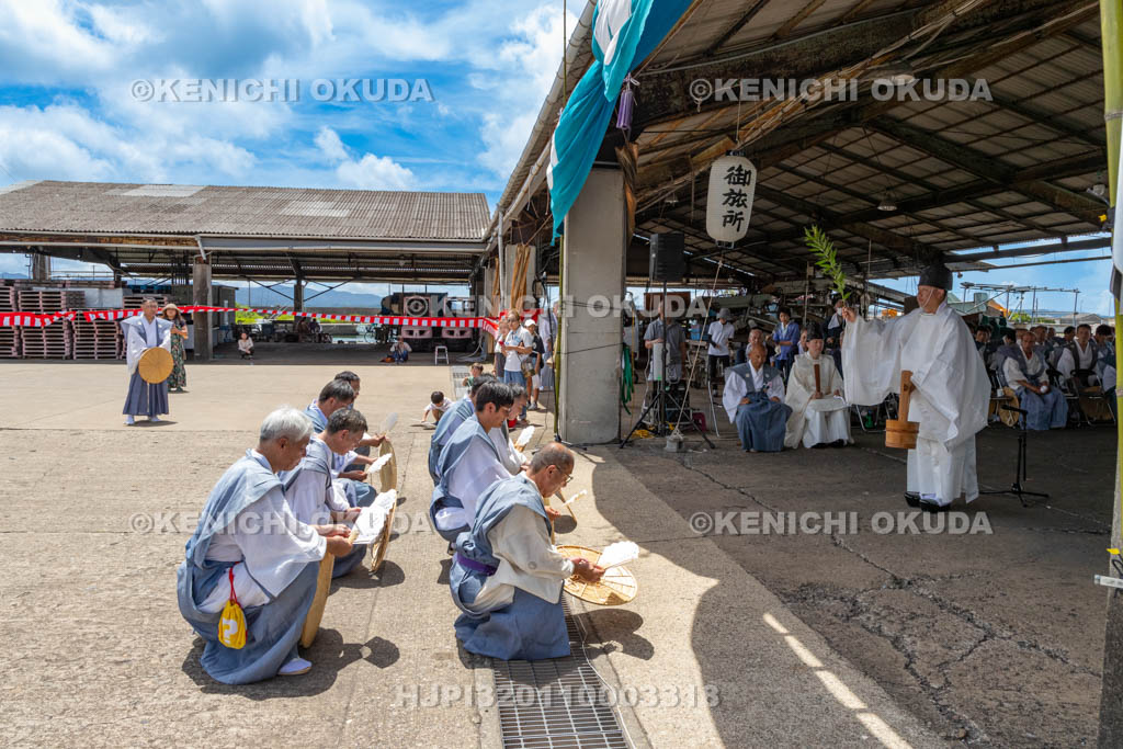和歌山県　田辺祭（宵宮）　御旅所　御旅所勤め