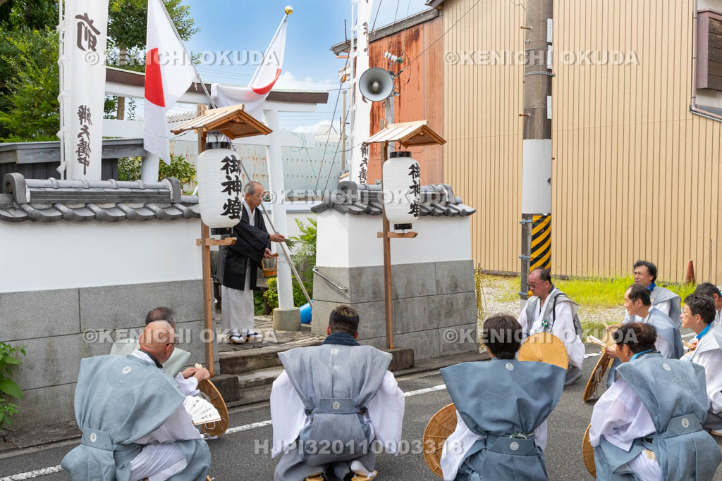 和歌山県　田辺祭（宵宮）　弁天神社の御勤め