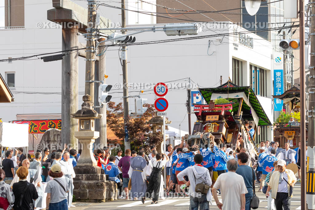 和歌山県　田辺祭（宵宮）　笠鉾（江川町・恵美須）
