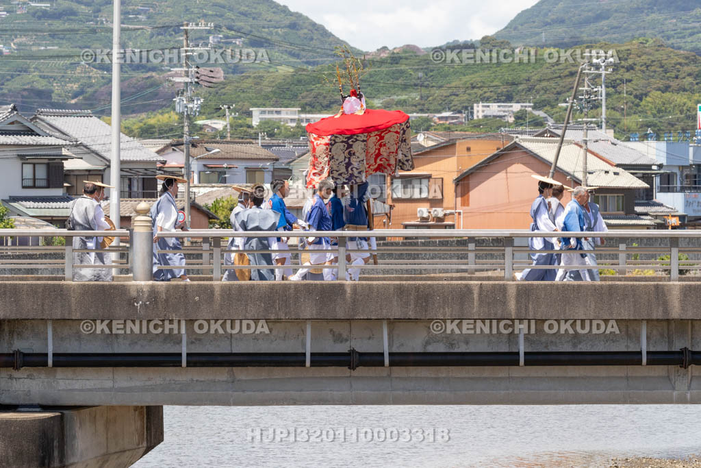 和歌山県　田辺祭（本祭）　七度半の使い　住矢