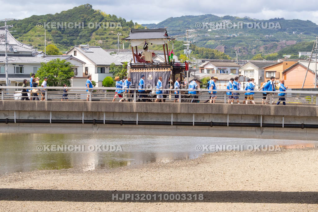 和歌山県　田辺祭（本祭）　笠鉾（江川町組・恵美須）