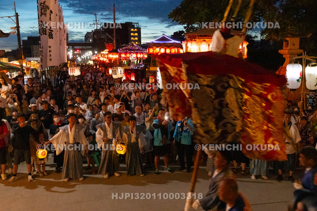 和歌山県　田辺祭（本祭）　住矢の走り