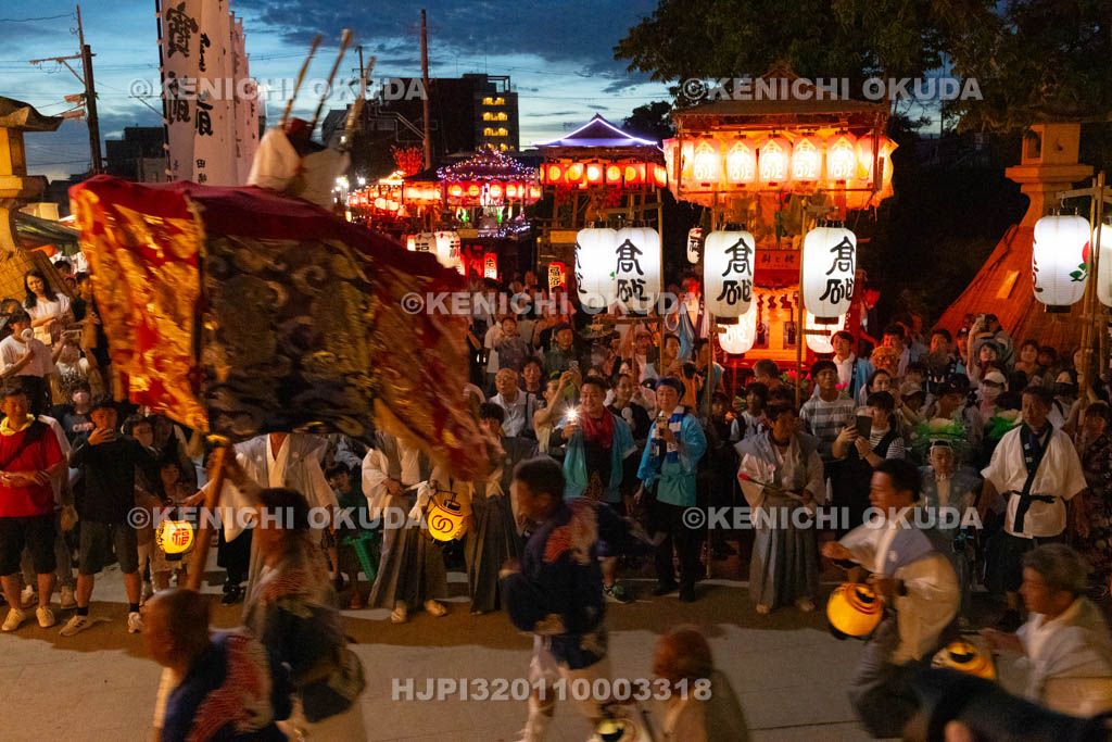 和歌山県　田辺祭（本祭）　住矢の走り
