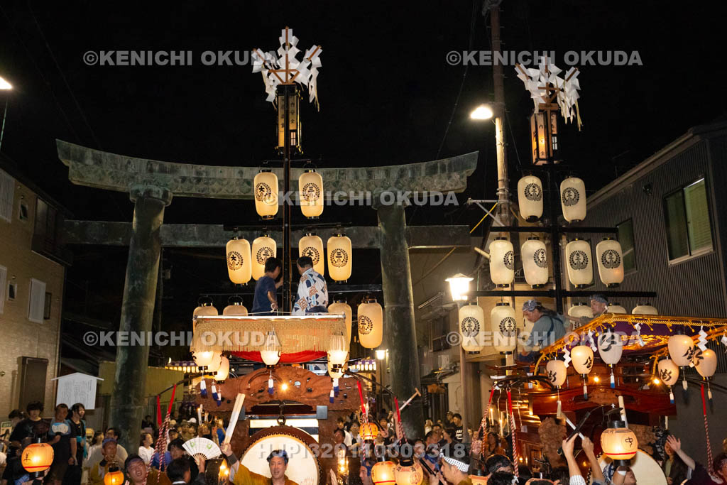 三重県　桑名石取祭　試楽・叩き出し