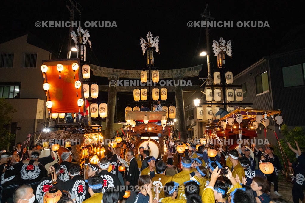 三重県　桑名石取祭　試楽・叩き出し