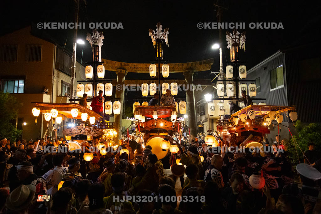 三重県　桑名石取祭　試楽・叩き出し