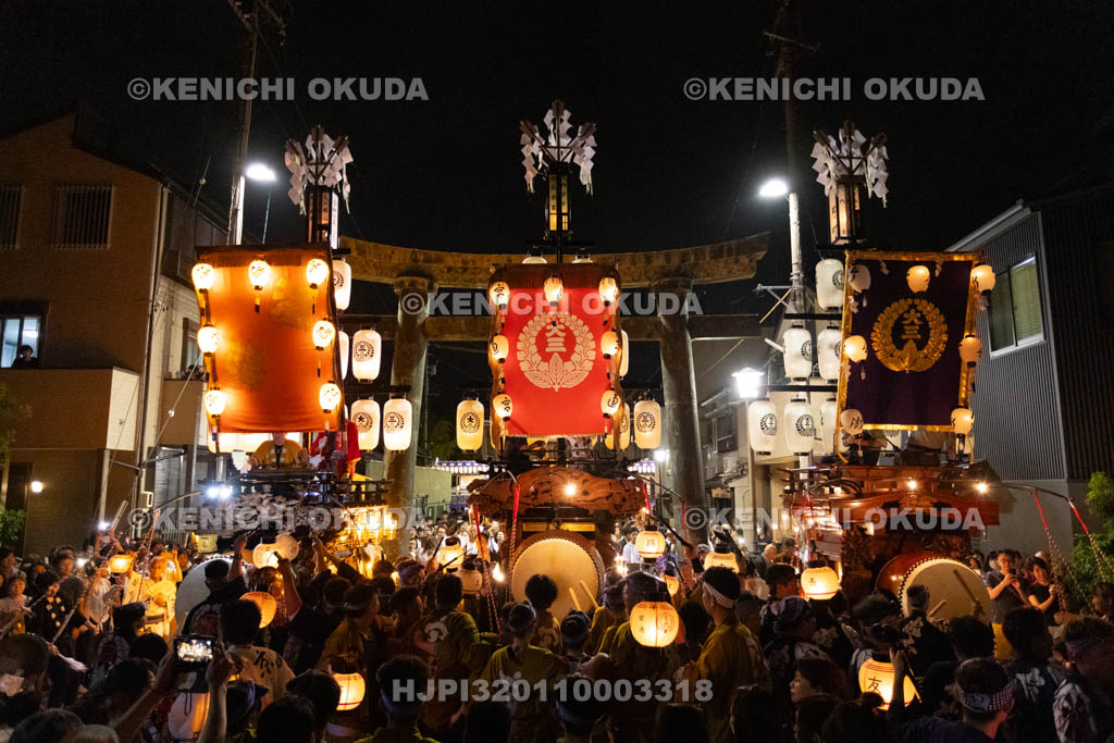 三重県　桑名石取祭　試楽・叩き出し