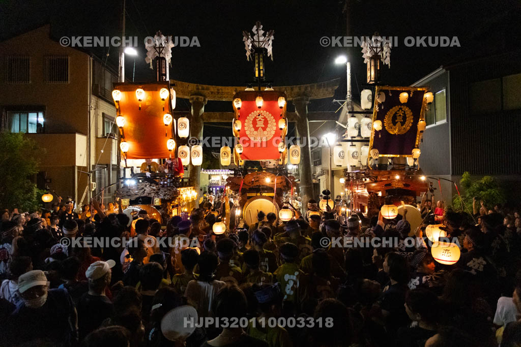 三重県　桑名石取祭　試楽・叩き出し