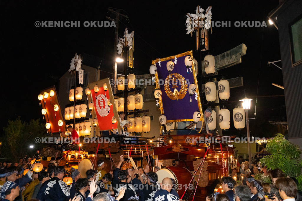 三重県　桑名石取祭　試楽・叩き出し