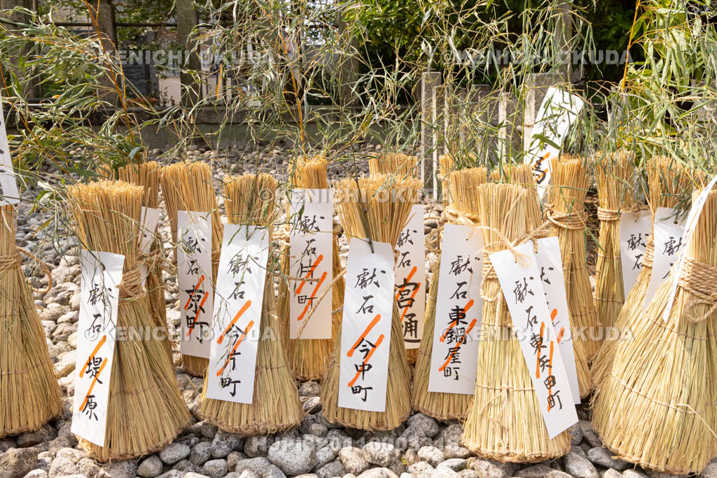三重県　桑名石取祭　朝御饌祭　献石
