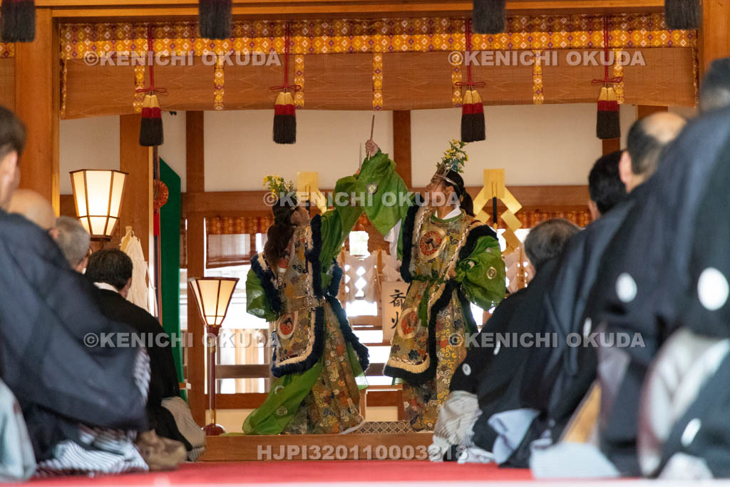 三重県　桑名石取祭　朝御饌祭　献石神楽