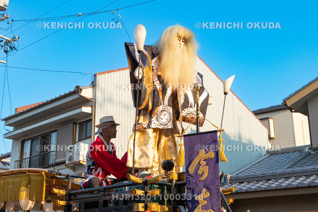 三重県　桑名石取祭　祭車（今片町)