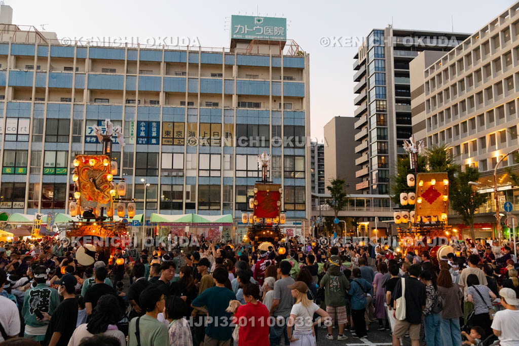 三重県　桑名石取祭　試楽　祭車