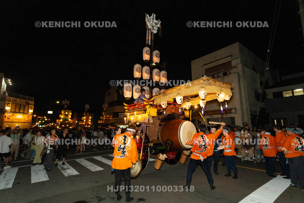 三重県　桑名石取祭　試楽　祭車（三崎通）