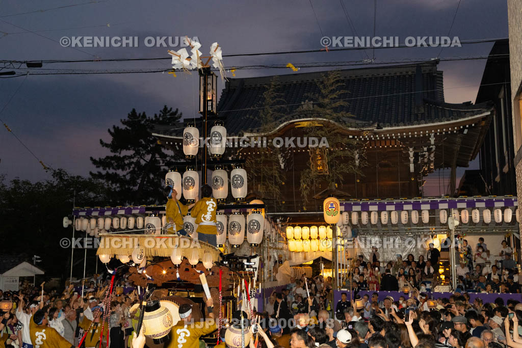 三重県　桑名石取祭　花車渡祭（本楽）　祭車（宮通）