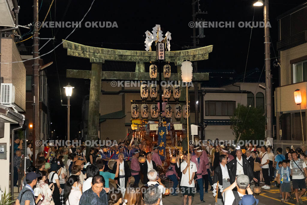 三重県　桑名石取祭　花車渡祭（本楽）　祭車（中央通）