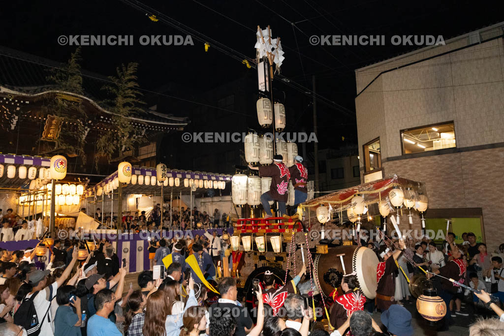 三重県　桑名石取祭　花車渡祭（本楽）　祭車（宮北）