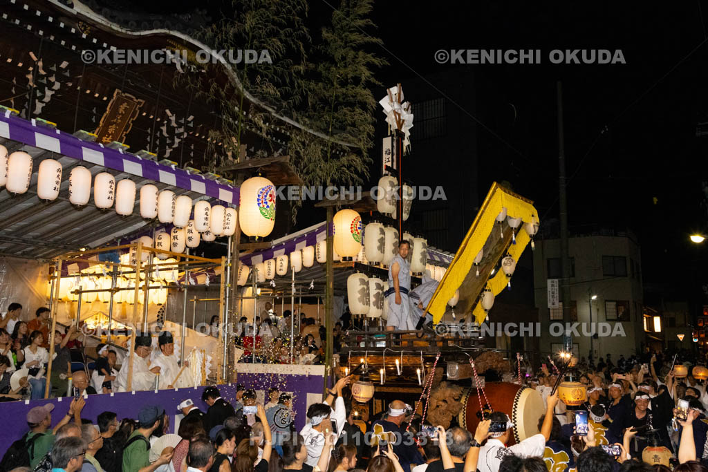 三重県　桑名石取祭　花車渡祭（本楽）　祭車（福江町）