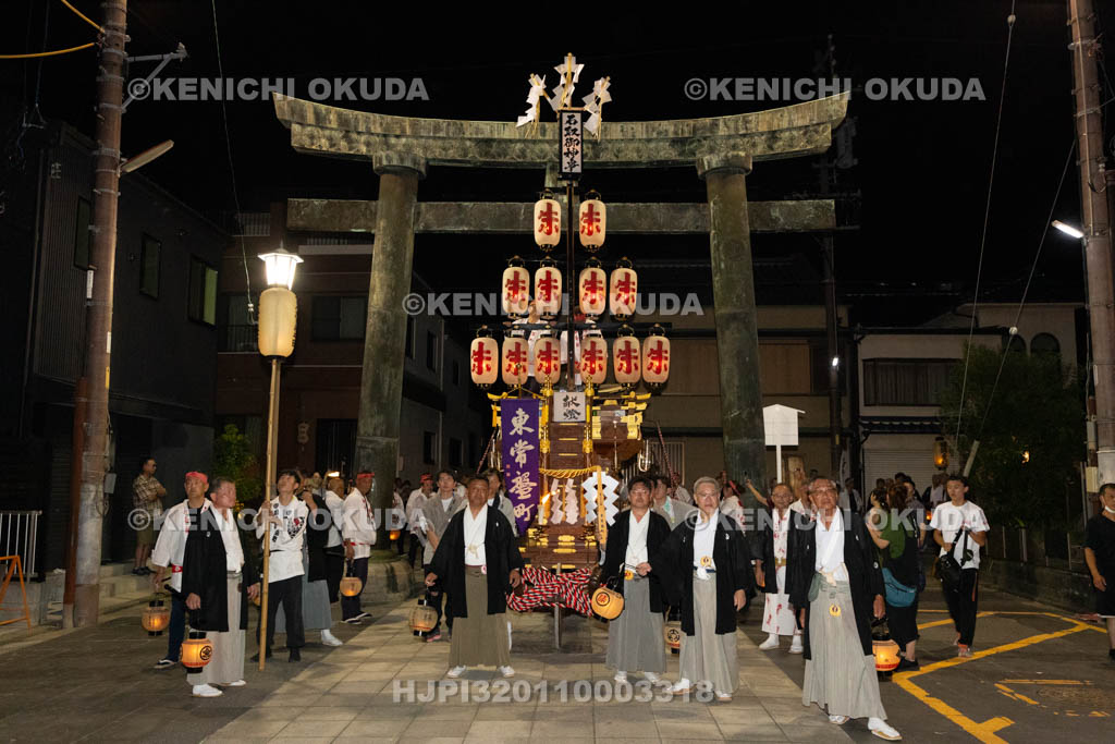 三重県　桑名石取祭　花車渡祭（本楽）　祭車（東常盤町）