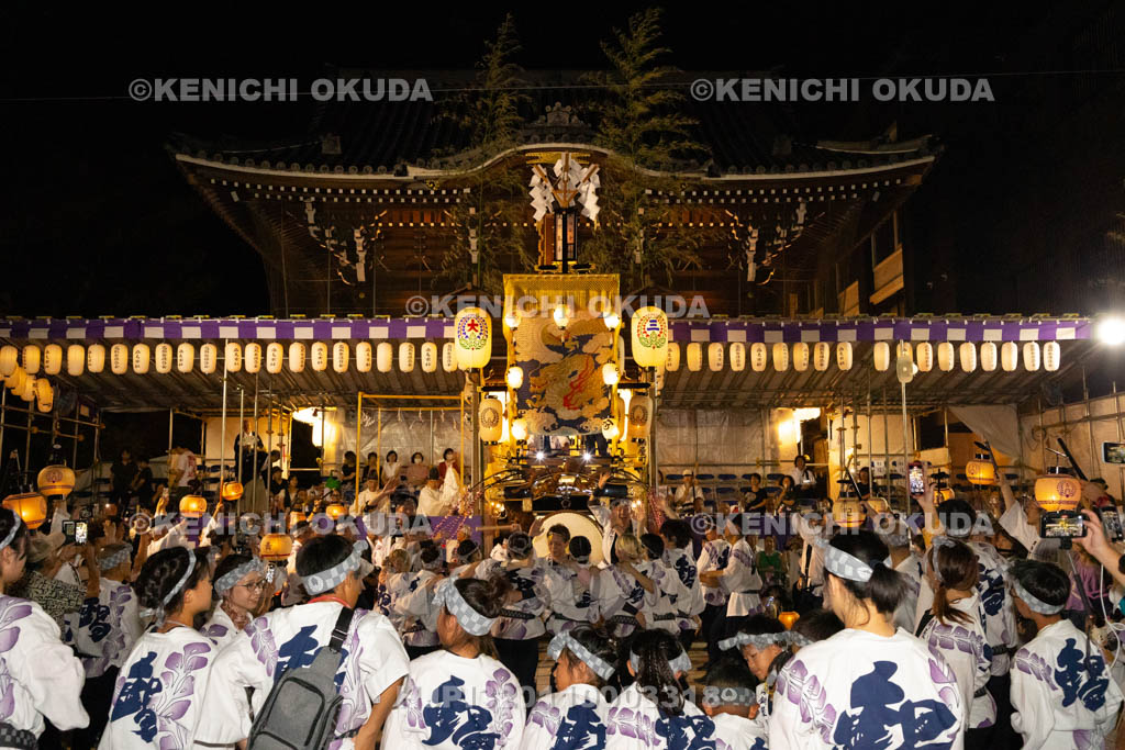 三重県　桑名石取祭　花車渡祭（本楽）　祭車（西鍋屋町）