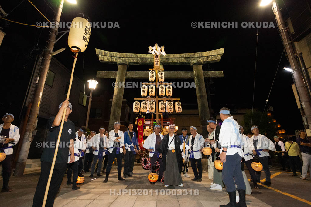 三重県　桑名石取祭　花車渡祭（本楽）　祭車（上野町）