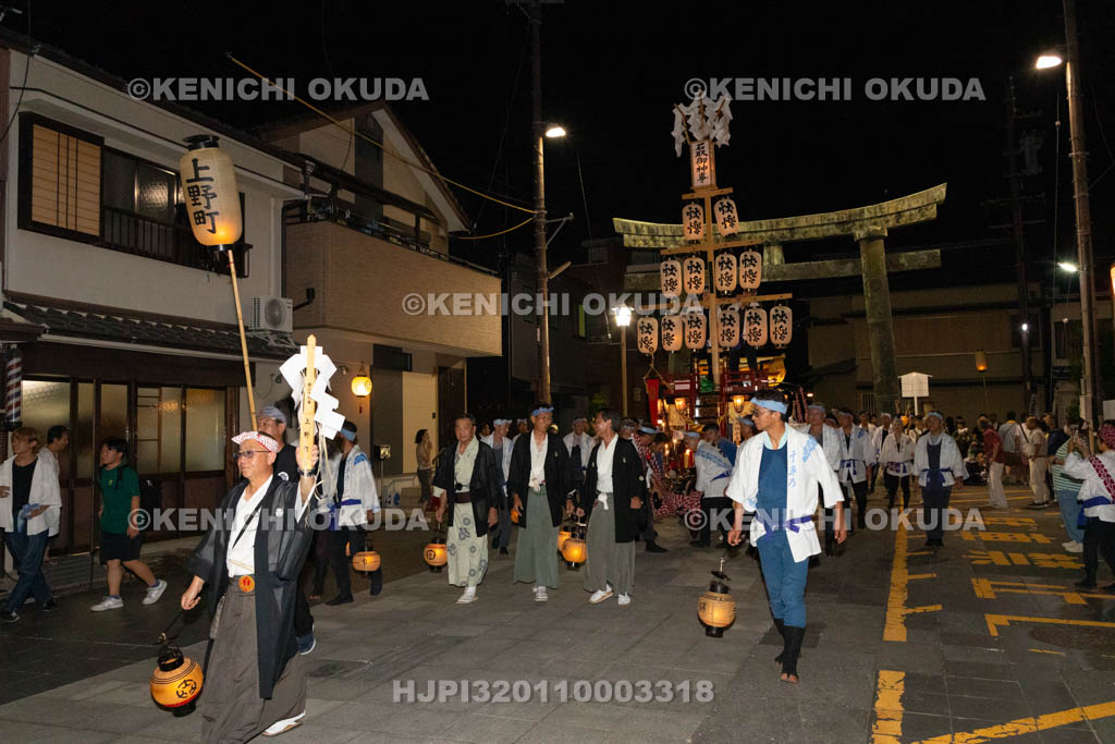 三重県　桑名石取祭　花車渡祭（本楽）　祭車（上野町）