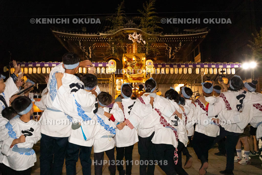 三重県　桑名石取祭　花車渡祭（本楽）　祭車（上野町）