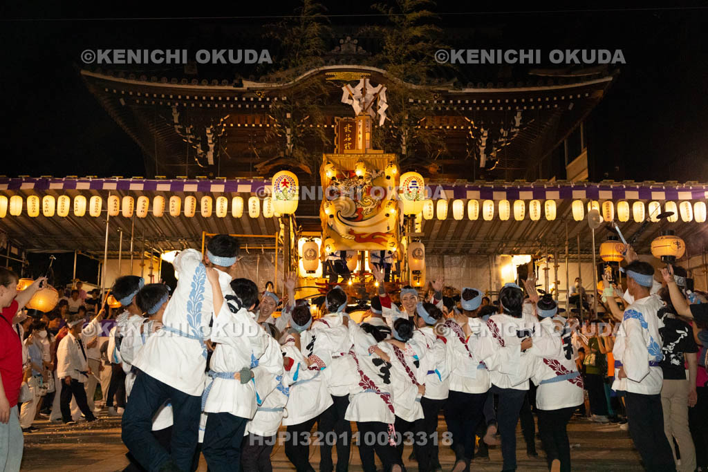三重県　桑名石取祭　花車渡祭（本楽）　祭車（上野町）