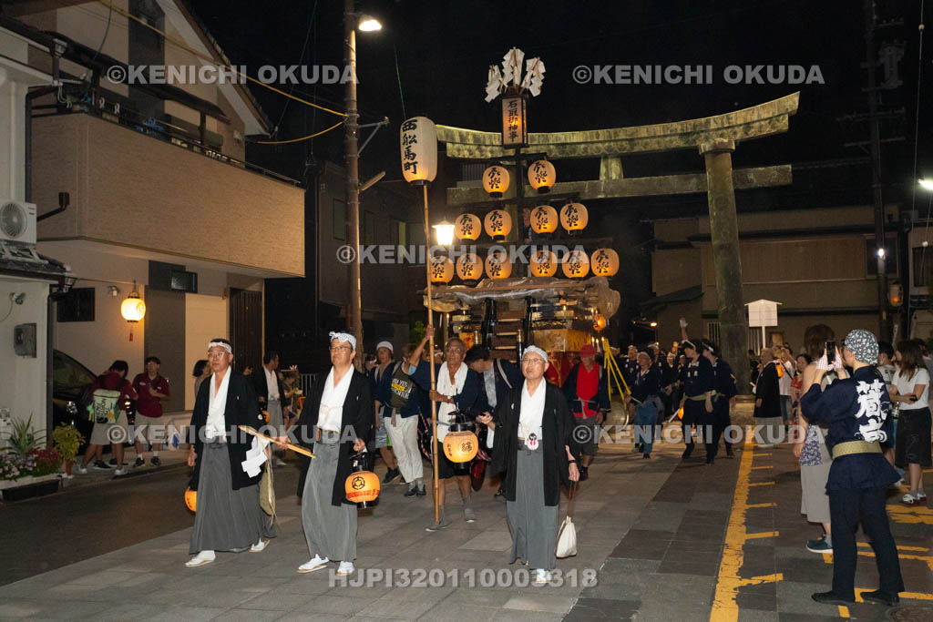 三重県　桑名石取祭　花車渡祭（本楽）　祭車（西舩馬町）