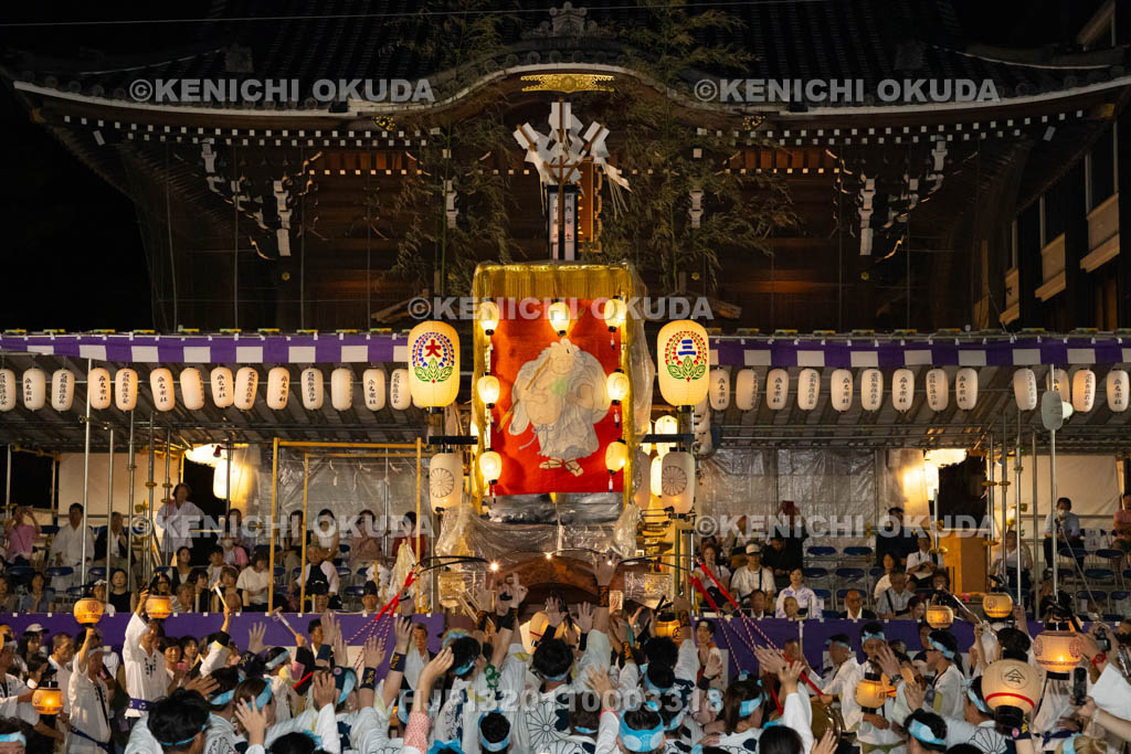 三重県　桑名石取祭　花車渡祭（本楽）　祭車（東鍋屋町）