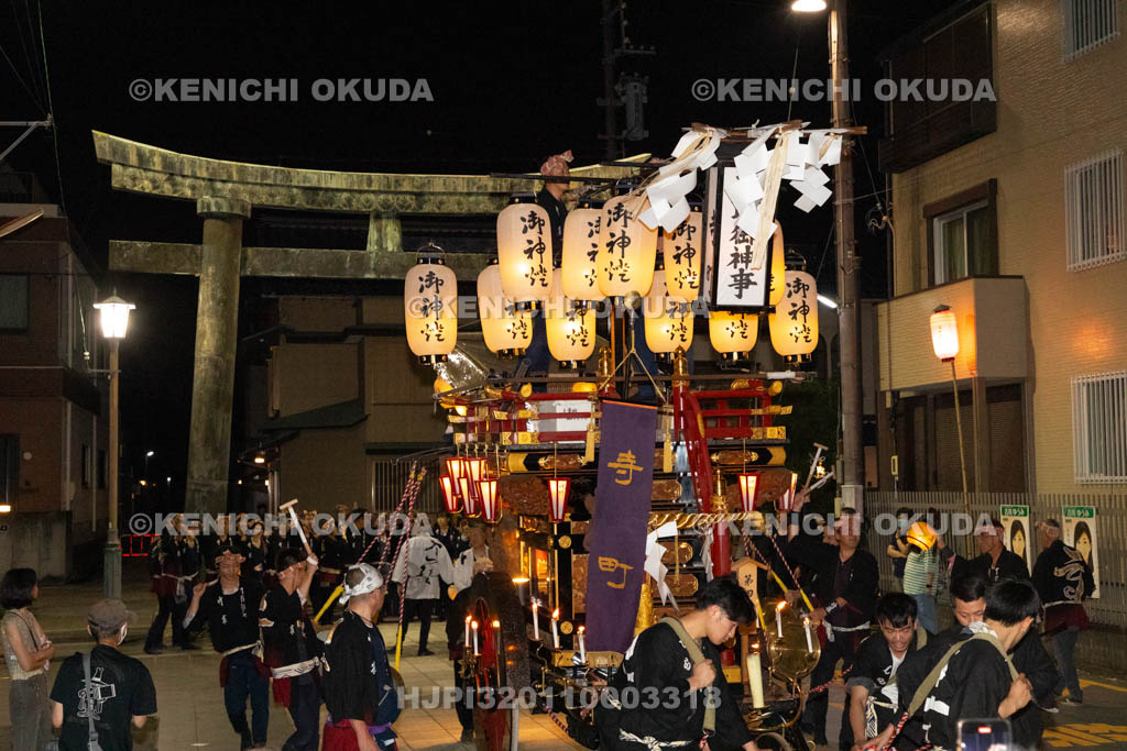 三重県　桑名石取祭　花車渡祭（本楽）　祭車（寺町）
