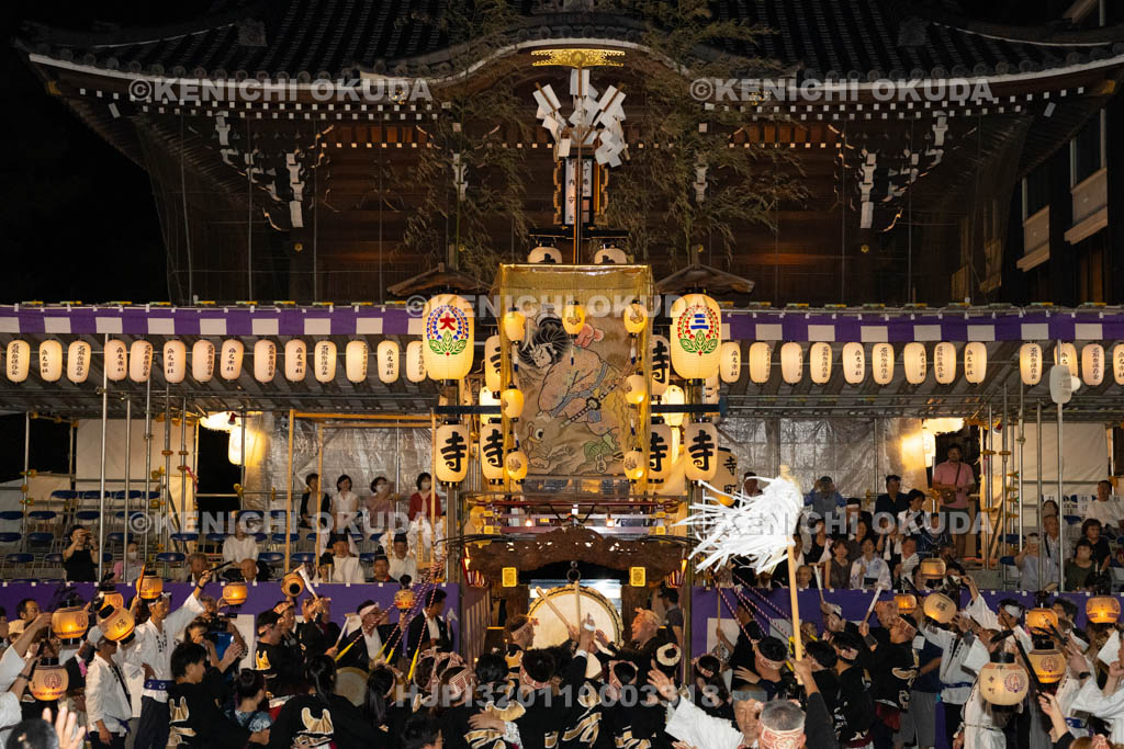 三重県　桑名石取祭　花車渡祭（本楽）　祭車（寺町）