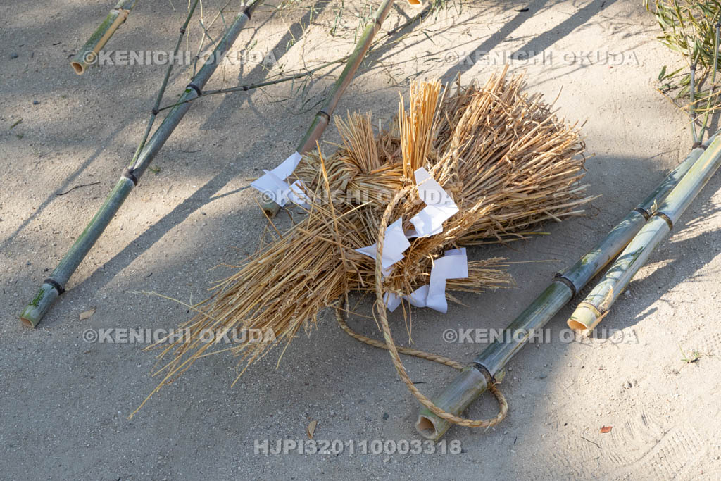 三重県　富田の鯨船行事　鎮火祭　松明