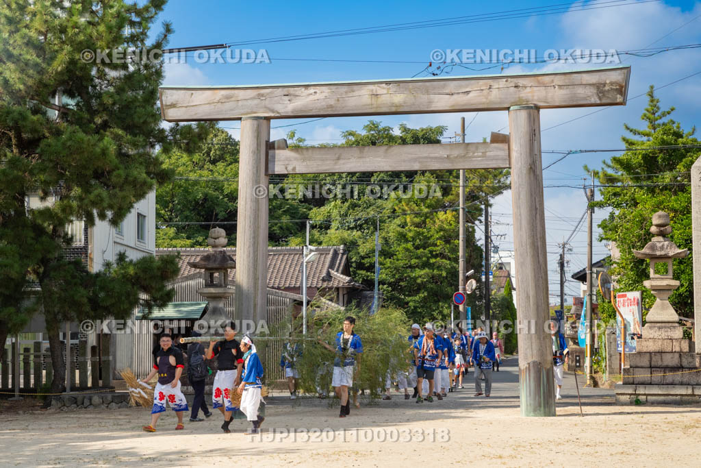 三重県　富田の鯨船行事　鎮火祭