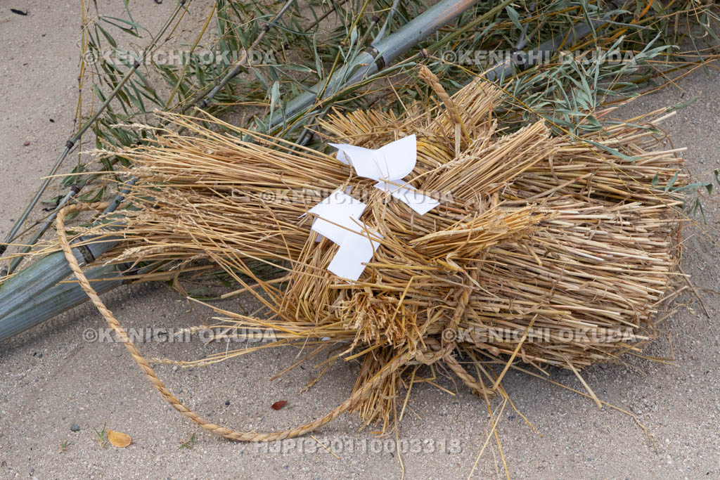 三重県　富田の鯨船行事　鎮火祭　松明