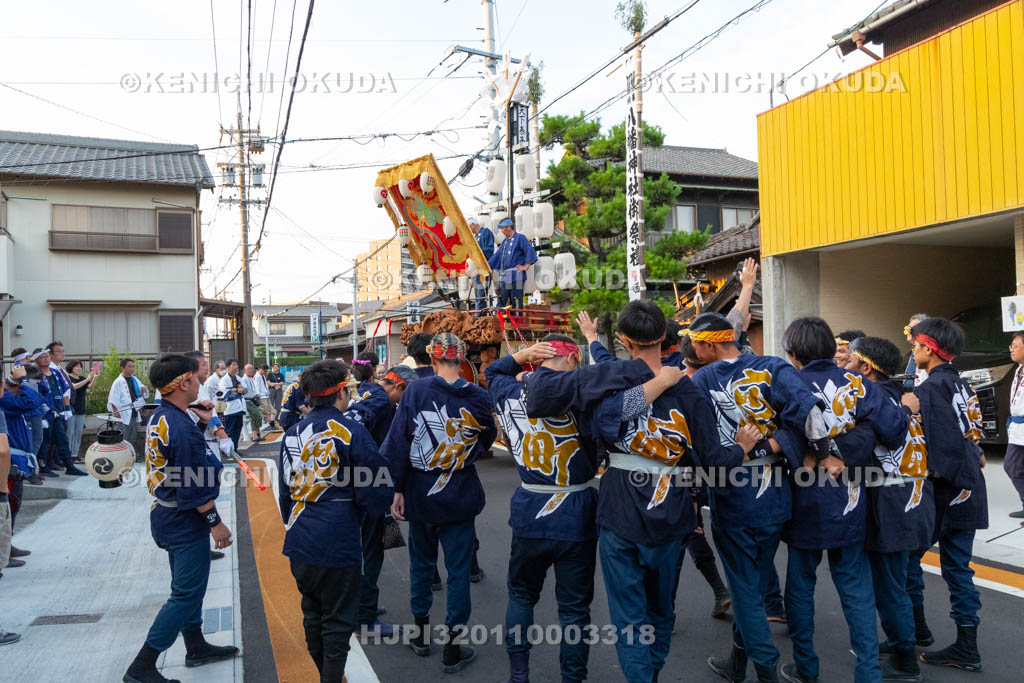 三重県　富田の石取祭　祭車（富田西町）