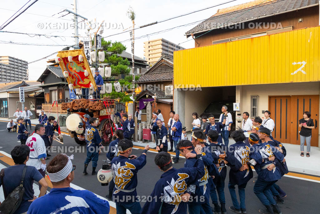 三重県　富田の石取祭　祭車（富田西町）