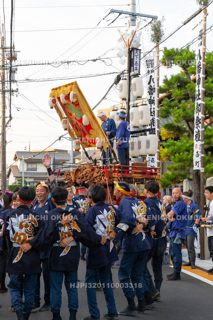 三重県　富田の石取祭　祭車（富田西町）