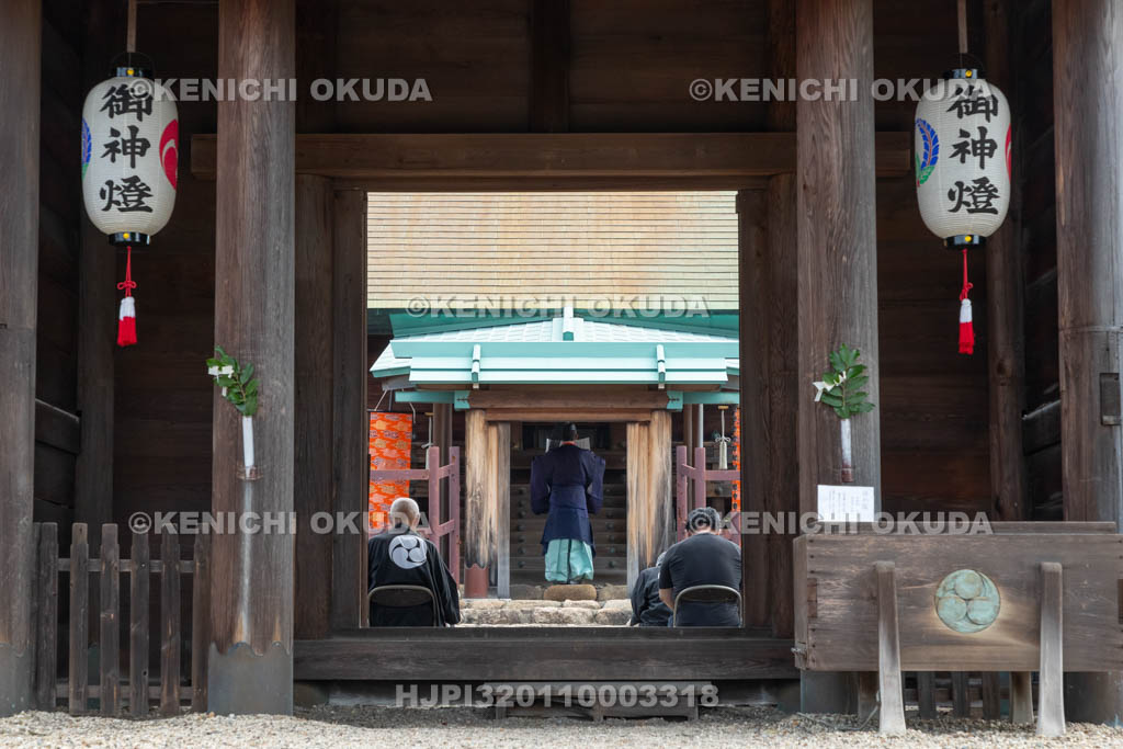 三重県　鳥出神社　例祭　祝詞奏上