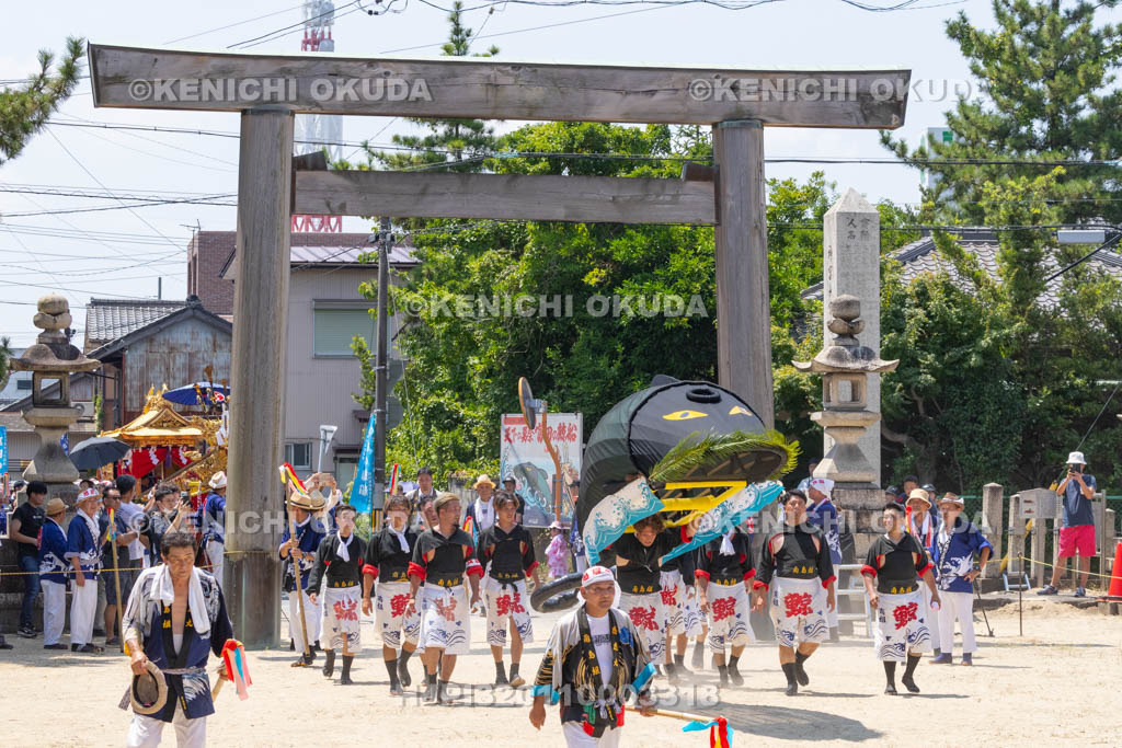 三重県　富田の鯨船行事　本練り　感應丸