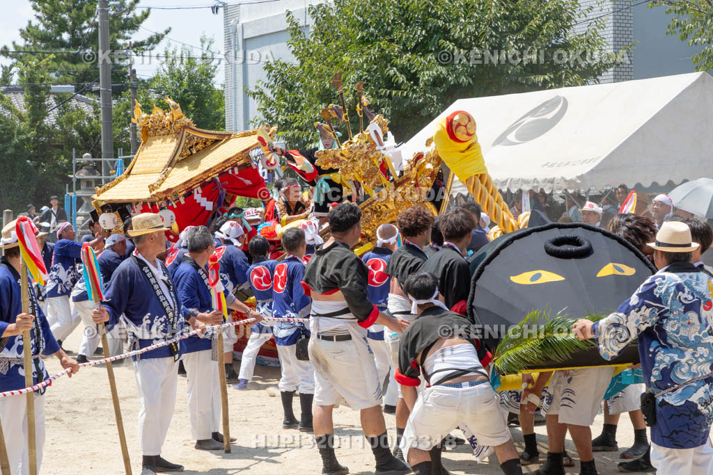 三重県　富田の鯨船行事　本練り　感應丸