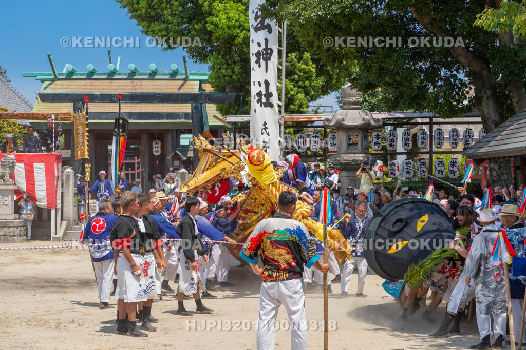 三重県　富田の鯨船行事　本練り　感應丸