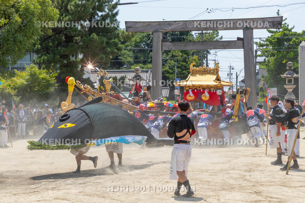 三重県　富田の鯨船行事　本練り　感應丸