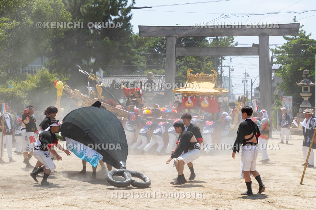 三重県　富田の鯨船行事　本練り　感應丸